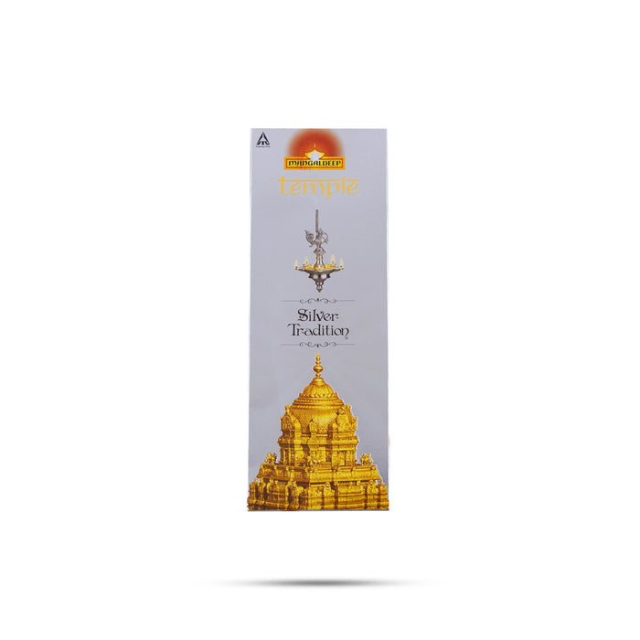 Mangaldeep Temple Silver Tradition Incense Sticks - 70 Sticks | Agarbatti/ Agarbathi for Pooja