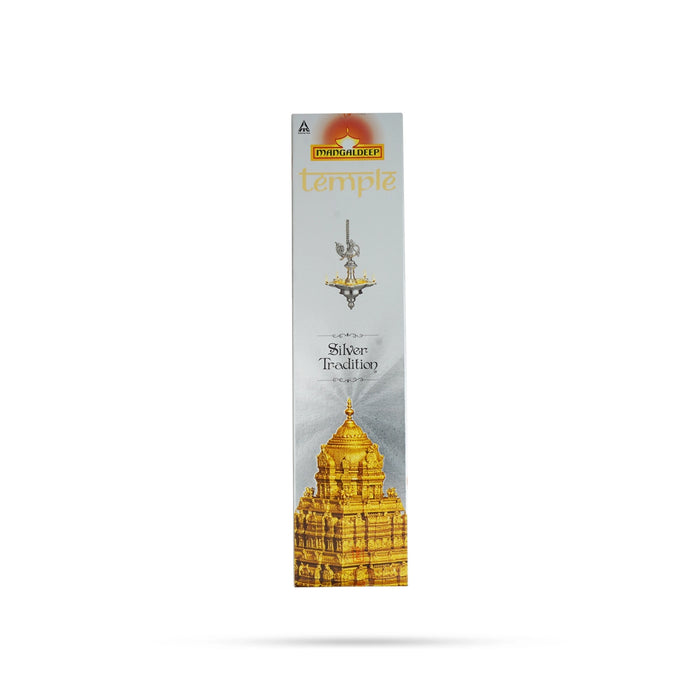 Mangaldeep Temple Silver Tradition Agarbathi | Incense Sticks / Scent Sticks For Home & Pooja Space