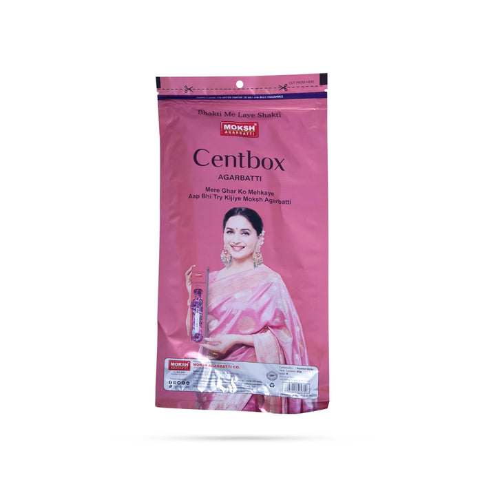 Moksh Centbox Agarbatti Zipper Pouch - 85 Gms | Incense Sticks/ Agarbathi for Pooja