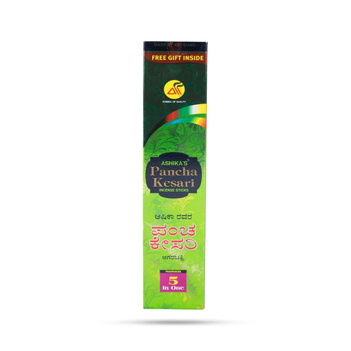 Ashikas Pancha Kesari Incense Sticks | 5 In 1 Scent Sticks / Agarbatti / Agarbathi for Pooja - Agarbatti & Incense