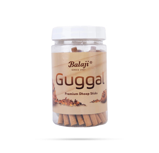 Balaji Guggal Premium Dhoop Sticks Jar | Dhoop Batti/ Sambrani Agarbatti for Pooja - Dhoop & Sambrani