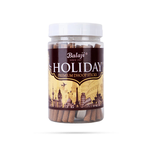 Balaji Holiday Premium Dhoop Sticks Jar | Sambrani Agarbatti/ Sambrani Sticks/ Dhoop Batti for Pooja - Dhoop & Sambrani