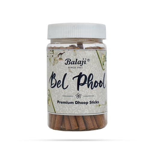 Balaji Bel Phool Premium Dhoop Sticks - 100 Gms | Dhoop Agarbatti/ Dhoop Batti/ Sambrani Sticks for Pooja - Dhoop & Sambrani