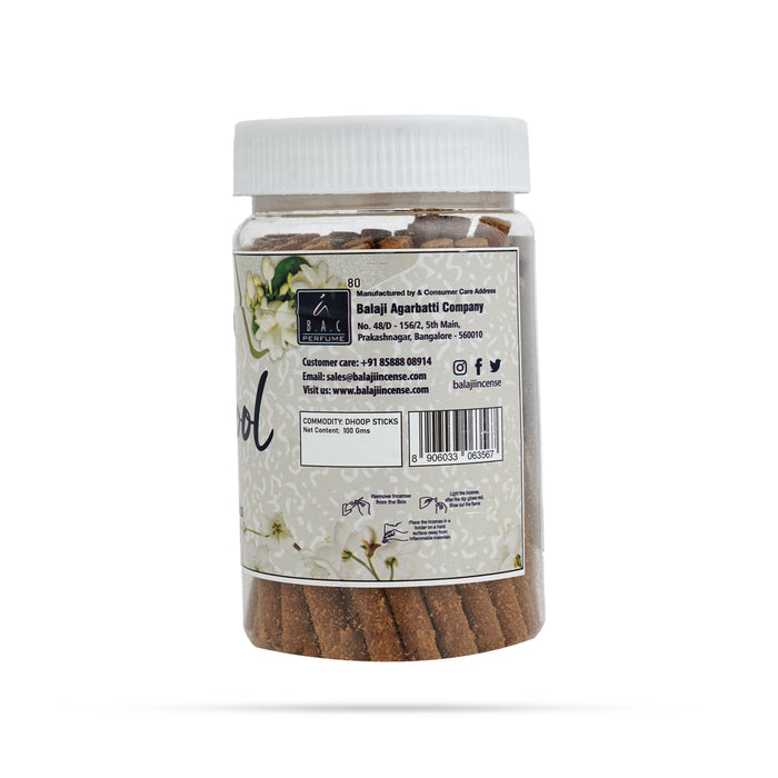 Balaji Bel Phool Premium Dhoop Sticks - 100 Gms | Dhoop Agarbatti/ Dhoop Batti/ Sambrani Sticks for Pooja - Dhoop & Sambrani