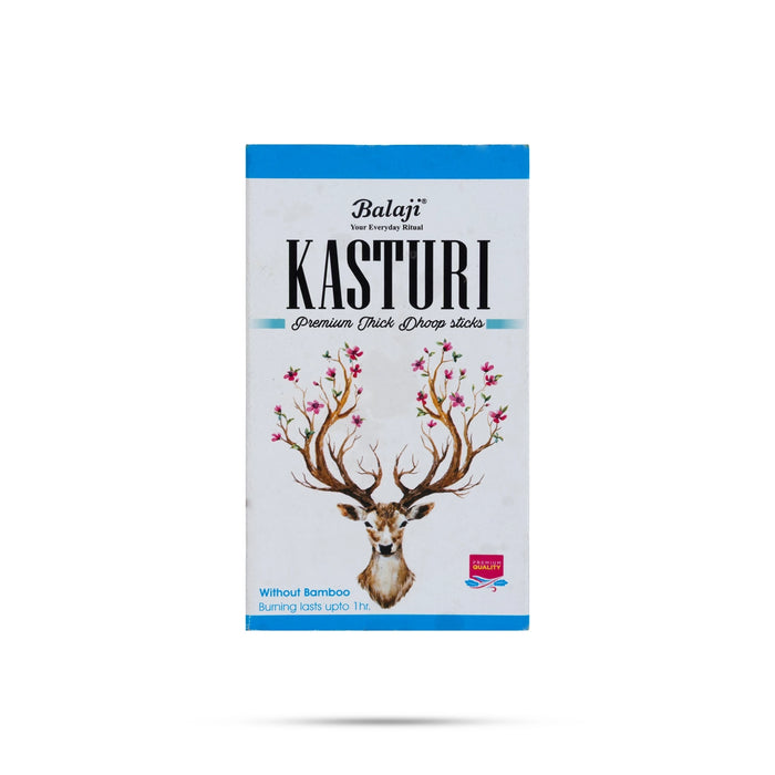 Balaji Kasturi Premium Thick Dhoop Sticks | Sambrani Sticks / Dhoop Agarbatti/ Dhoop Batti for Pooja - Dhoop & Sambrani