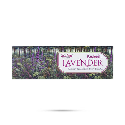 Balaji Kashmiri Lavender Incense Sticks | Scent Sticks / Agarbathi For Calm & Pleasant Fragrance