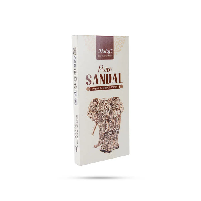 Balaji Pure Sandal Dhoop Sticks – 22 Sticks | Dhoopbatti / Sandal Dhoop For Pooja & Divine Aroma