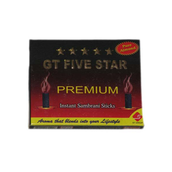 GT Five Star Premium Instant Sambrani dhoop is a traditional and aromatic incense product