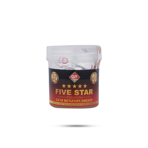 GT Five Star Premium Gum Benzoin Dhoop Powder Box - 50 Gms | Sambrani Thool / Dasangam Powder for Pooja - Dhoop & Sambrani