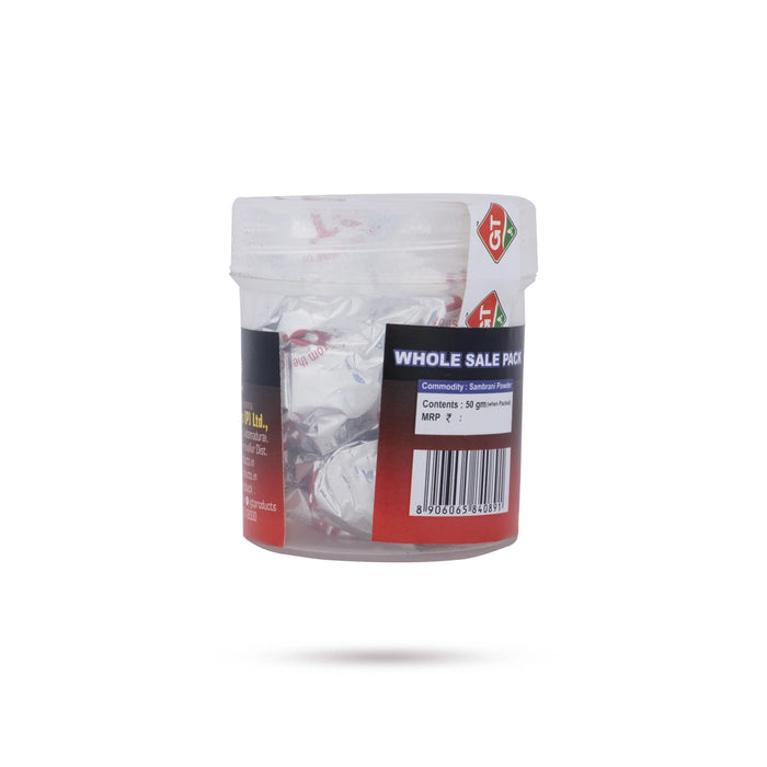 GT Five Star Premium Gum Benzoin Dhoop Powder Box - 50 Gms | Sambrani Thool / Dasangam Powder for Pooja - Dhoop & Sambrani