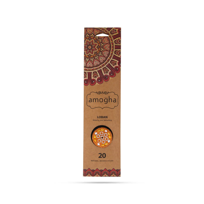 Iris Amogha Loban Natural Incense Sticks - 20 Sticks | Agarbatti/ Agarbathi for Pooja