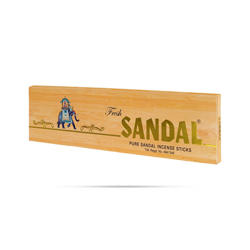 Fresh Sandal Pure Sandal Incense Sticks - 15 Sticks | Scent Sticks / Agarbatti / Agarbathi For Home & Pooja - Agarbatti & Incense