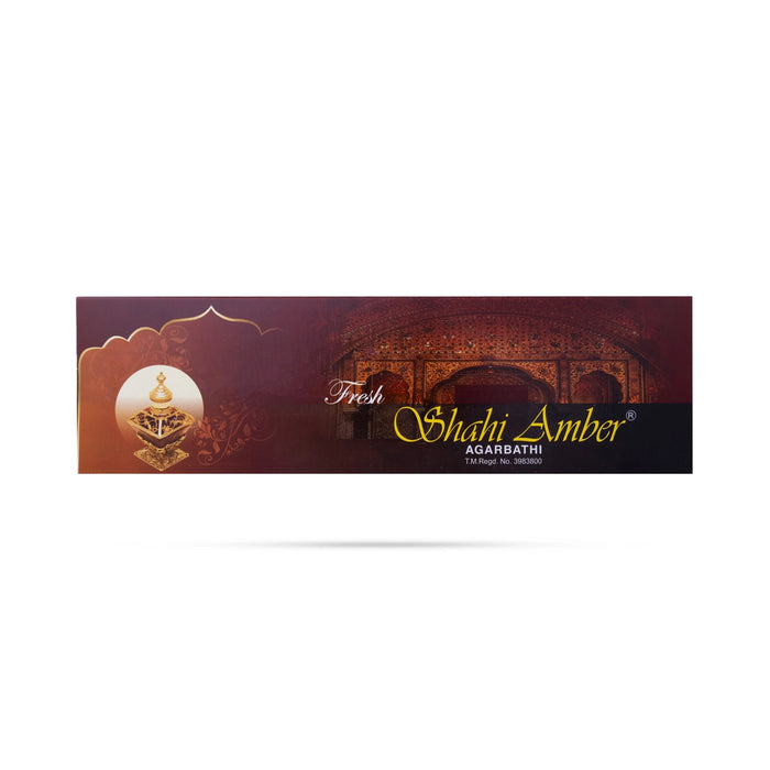 Fresh Shahi Amber Incense Sticks - 250 Gms| Agarbatti/ Agarbathi/ Scent Sticks For Aromatic Atmosphere - Agarbatti & Incense