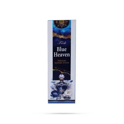 Fresh Blue Heaven Premium Incense Sticks - 50 Gms | Agarbatti/ Agarbathi/ Scent Sticks For Divine Fragrance