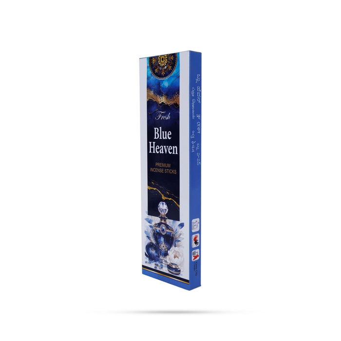 Fresh Blue Heaven Premium Incense Sticks - 50 Gms | Agarbatti/ Agarbathi/ Scent Sticks For Divine Fragrance - Agarbatti & Incense