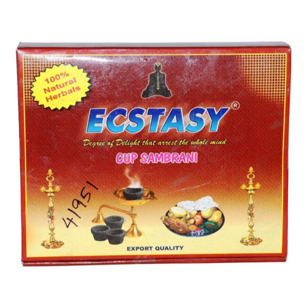 Ecstasy Cup Sambrani - Pcs - 12