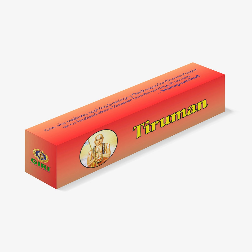 Giri Tiruman Long Stick - 43 Gms | Namakatti/ Thiruman/ Srichurnam/ Holy Stick for Tilak