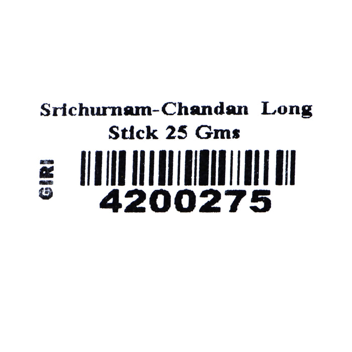 Giri Srichurnam - 25 Gms | Thiruman/ Namakatti/ Black Colour/ Holy Stick for Tilak