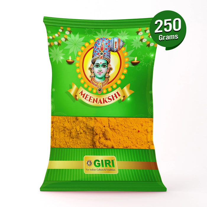 Giri Turmeric Powder - 250 Gms | Haldi Powder/ Yellow Colour/ Manjal Thool for Pooja - Turmeric & Kumkum