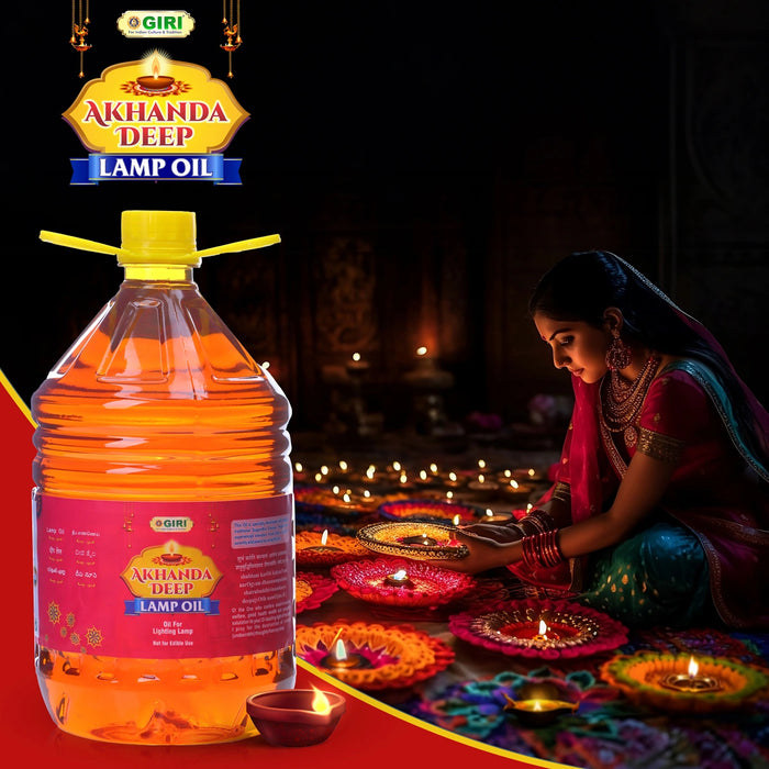 Giri Akhanda Deep Lamp Oil | Vilakku Oil/ Diya Oil/ Pooja Oil/ Deep Oil for Pooja