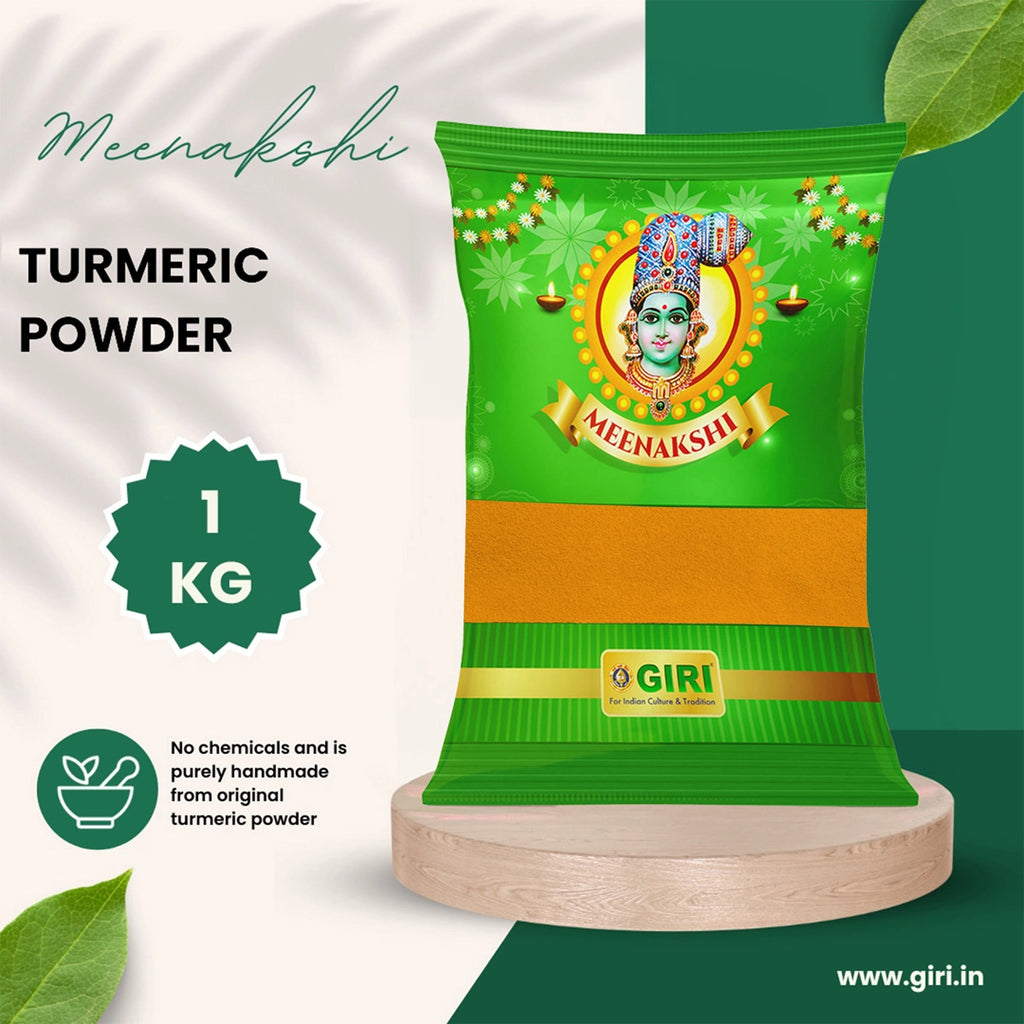 Giri Turmeric Powder - 1 Kgs | Haldi Powder/ Manjal Powder for Pooja