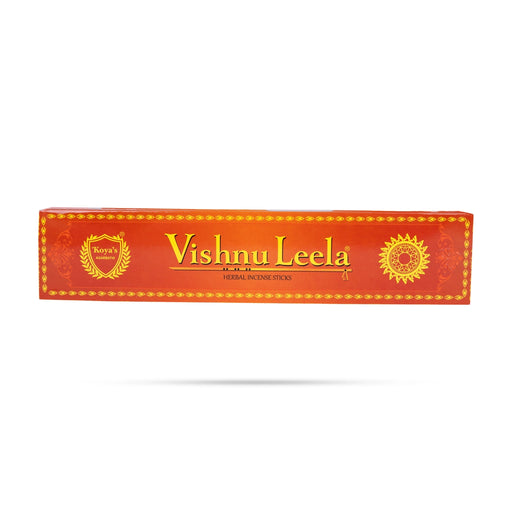 Koyas Vishnu Leela Herbal Incense Sticks - 90 Gms | Agarbatti/ Agarbathi/ Scent Sticks For Pooja & Meditation - Agarbatti & Incense