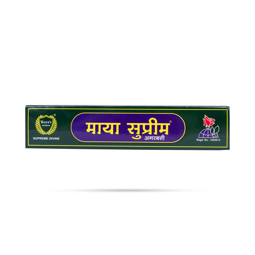 Koyas Maya Supreme Incense Sticks - 75 Gms | Agarbatti/ Agarbathi/ Scent Sticks For Pooja & Meditation - Agarbatti & Incense
