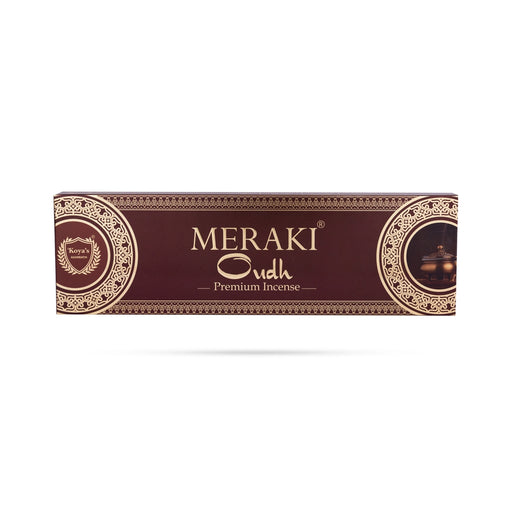 Koyas Meraki Oudh Premium Incense Sticks - 50 Gms | Agarbatti/ Agarbathi/ Scent Sticks For Pooja & Meditation - Agarbatti & Incense