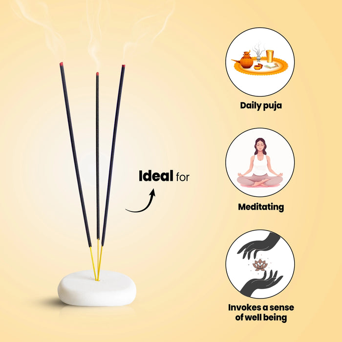 Giri Namo Shanthi Incense - 10 Sticks | Agarbathi / Scent Sticks / Incense Sticks for Pooja - Agarbatti & Incense