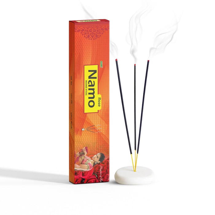 Giri Namo Rose Incense Sticks | Agarbatti/ Agarbathi for Pooja