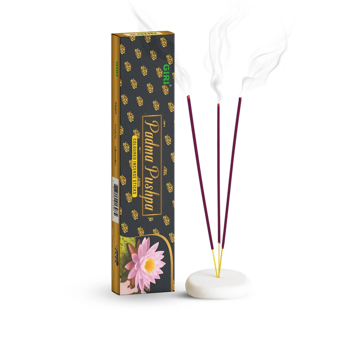 Giri Padma Pushpa Incense Sticks - 35 Sticks | Fresh Fragrance Agarbathi/ Agarbatti for Pooja