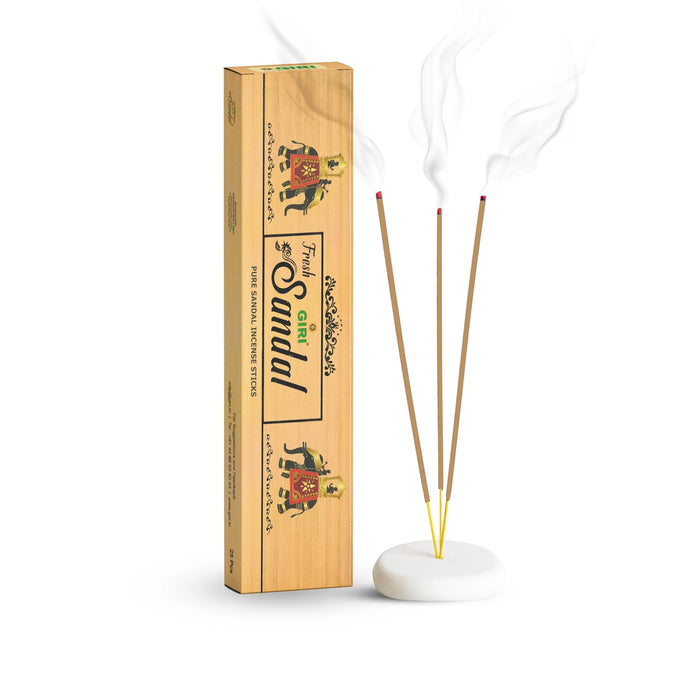 Giri Fresh Sandal Incense Sticks | Agarbatti/ Chandan Fragrance/ Agarbathi for Pooja