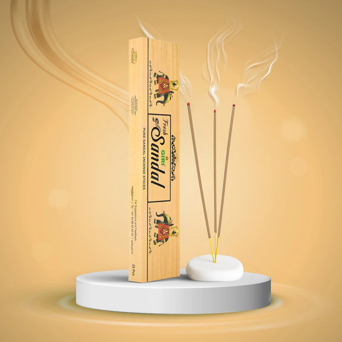 Giri Fresh Sandal Incense Sticks | Agarbatti/ Chandan Fragrance/ Agarbathi for Pooja