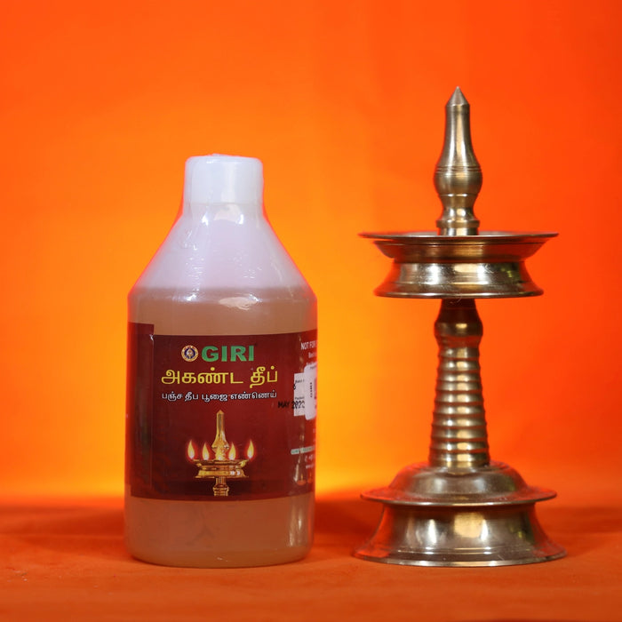 Giri Akanda Pancha Deep Oil - 500 Ml | Lamp Oil / Vilakku Oil / Deep Oil for Puja Rituals - Pooja Rituals