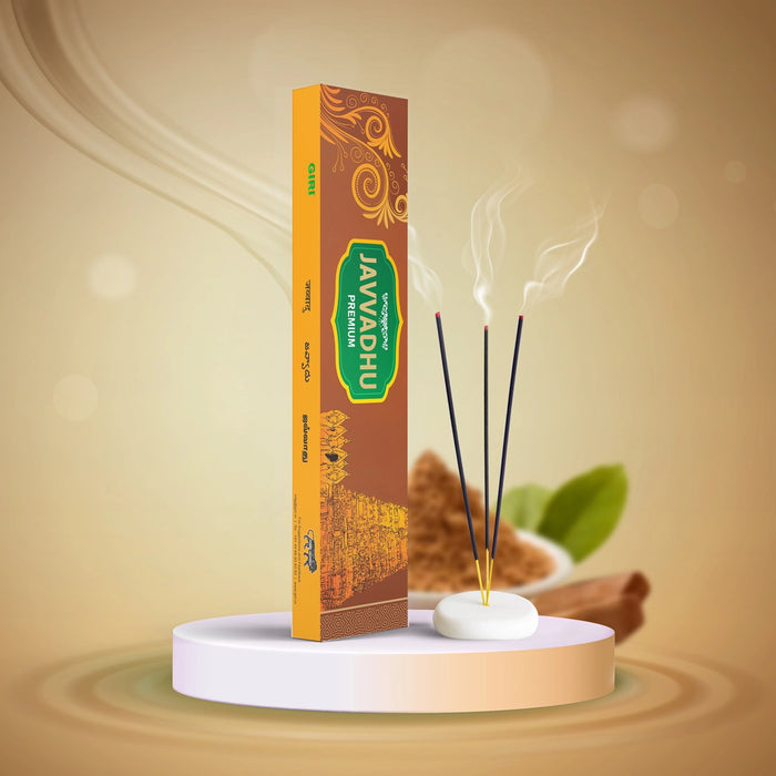Giri Javvadu Premium Agarbathi - 25 Sticks | Agarbatti/ Incense Sticks for Pooja
