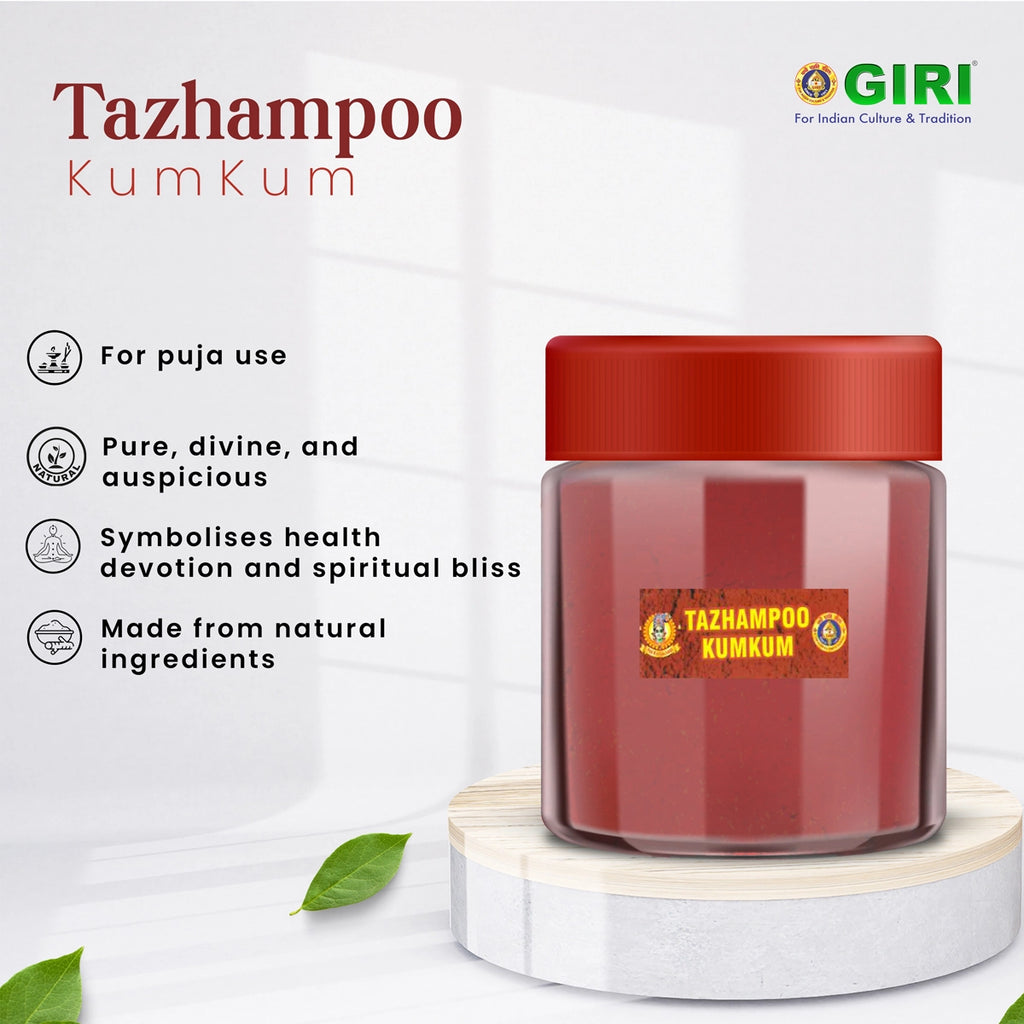 Giri Thazhampoo Kumkum | Sindoor/ Dark Red Colour/ Thalampoo Kumkuma for Pooja