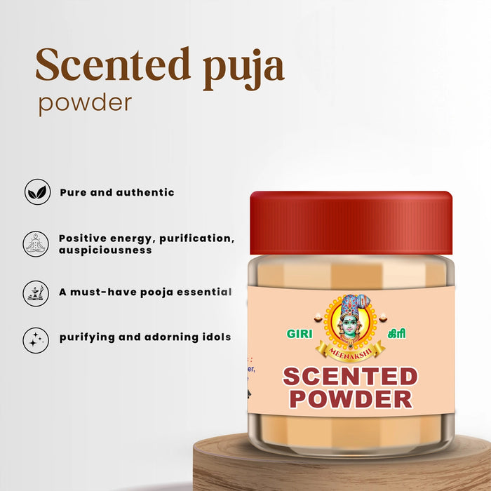 Giri Scented Sandal Powder - 50 Gms | Abhisheka Powder/ Chandan Powder/ Pooja Powder for Temple