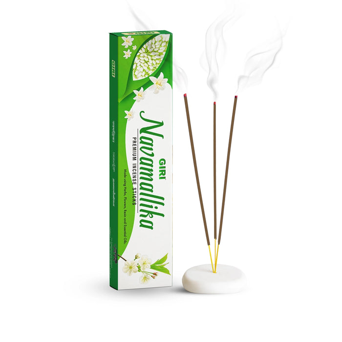 Giri Navamallika Premium Incense Sticks - 50 Gms | Agarbatti/ Fresh Fragrance Agarbathi for Pooja