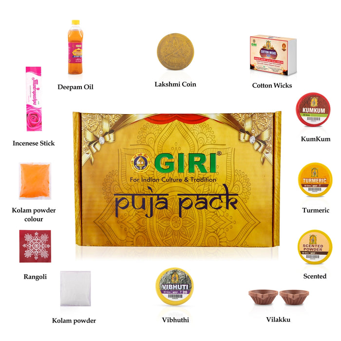 Giri Puja Pack Set | Pooja Samagri Kit for All Type Rituals - Pooja Samagri Sets