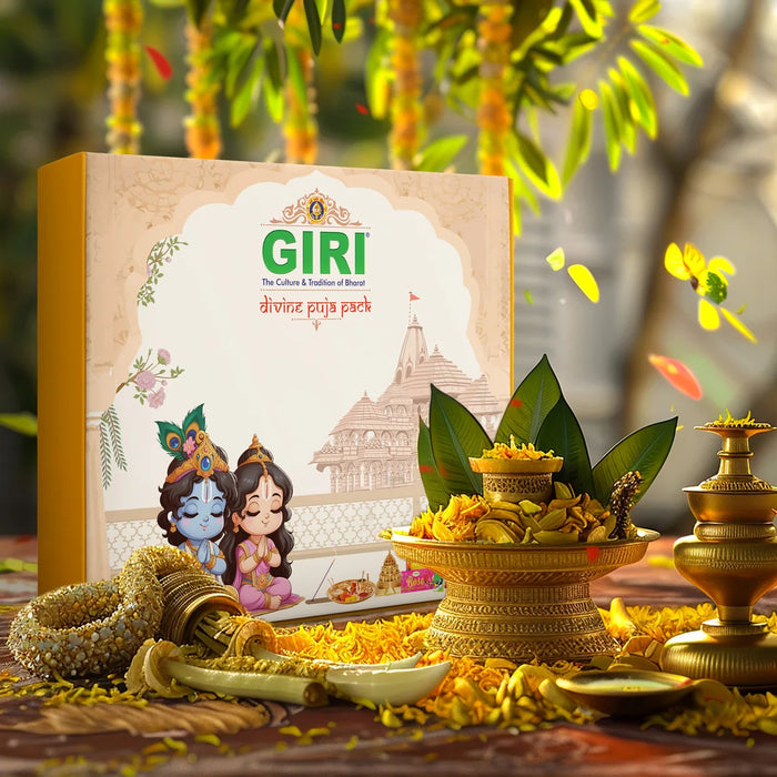 Giri Divine Pooja Pack | Pooja Items/ Puja Gift Set/ Pooja Samagri Pack