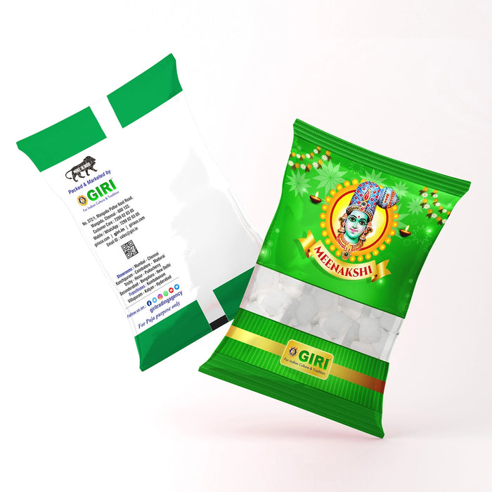 Giri Camphor Pouch - 250 Gms | Kapoor / Kapur / Karpooram for Pooja and Aarti - Camphor