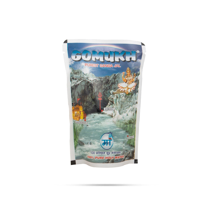 Gomukh Purest Ganga Jal - 220 ml | Pouch/ Gangajal Holy Water for Pooja