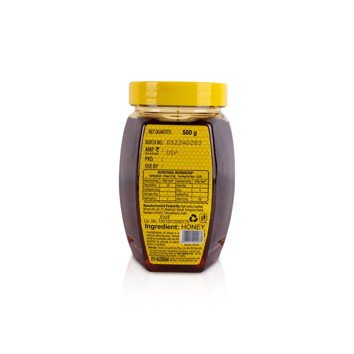Apis Himalaya Honey - 500 Gms | Apis Honey/ Bottle - Sugar & Salt & Honey