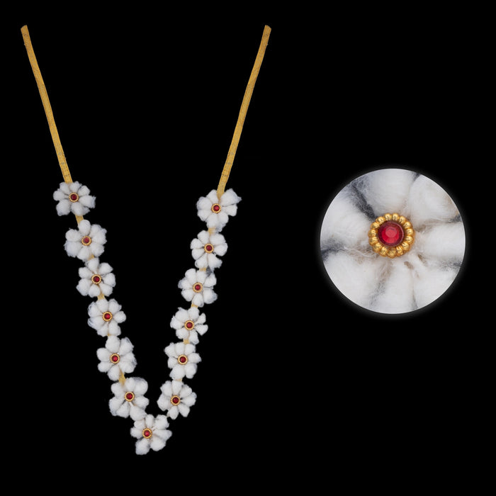Decorative Gejja Vastra | Kapus Vastra/ Puja Vastra Mala/ Cotton Vastra Mala for Deity