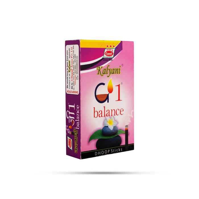 Kalyani G1 Balace Dhoop Sticks - Dhoop Agarbatti/ Dhoop Batti/ Sambrani Sticks for Pooja