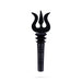Karungali Trishul - 3 x 1 Inches | Ebony Astras/ Mahadev Trishul/ Ebony Soolam/ Durga Maa Trishul for Deity - Deity Accessories