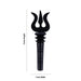 Karungali Trishul - 3 x 1 Inches | Ebony Astras/ Mahadev Trishul/ Ebony Soolam/ Durga Maa Trishul for Deity - Deity Accessories