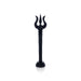 Karungali Trishul With Base - 6 x 1 Inches | Ebony Astras/ Mahadev Trishul/ Soolam/ Durga Maa Trishul for Deity - Deity Accessories