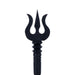 Karungali Trishul With Base - 6 x 1 Inches | Ebony Astras/ Mahadev Trishul/ Soolam/ Durga Maa Trishul for Deity - Deity Accessories