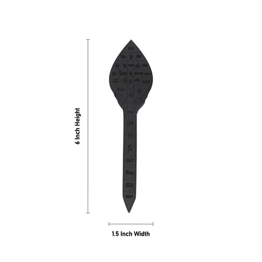 Murugan Vel - 6 x 1.5 Inches | Karungali Sastra Bandham Yantra Vel/ Ebony Vel for Pooja - Deity Accessories